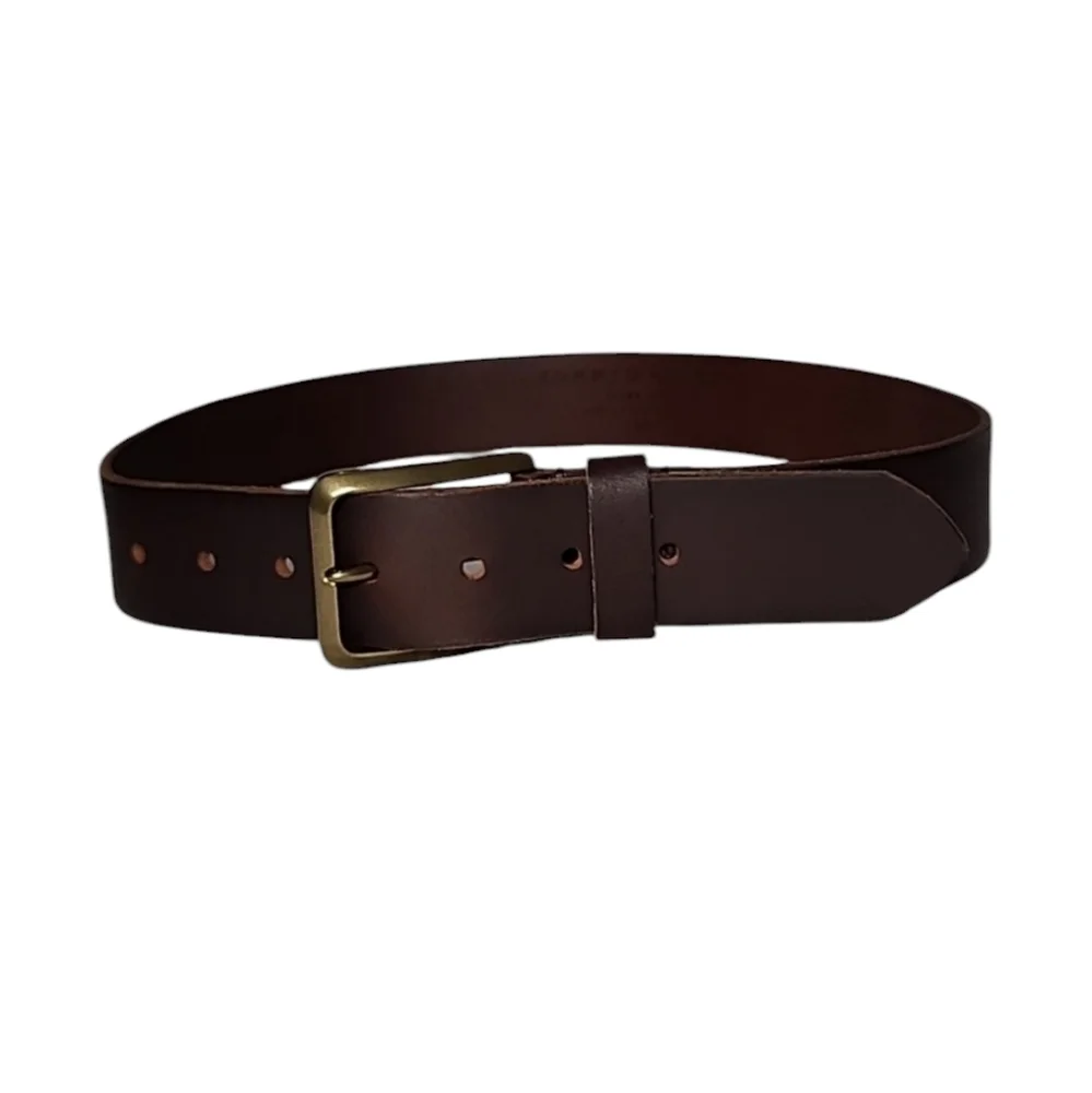 Tommy Hilfiger Men's Brown Chocolate Leather Belt Size 32 NWT‎